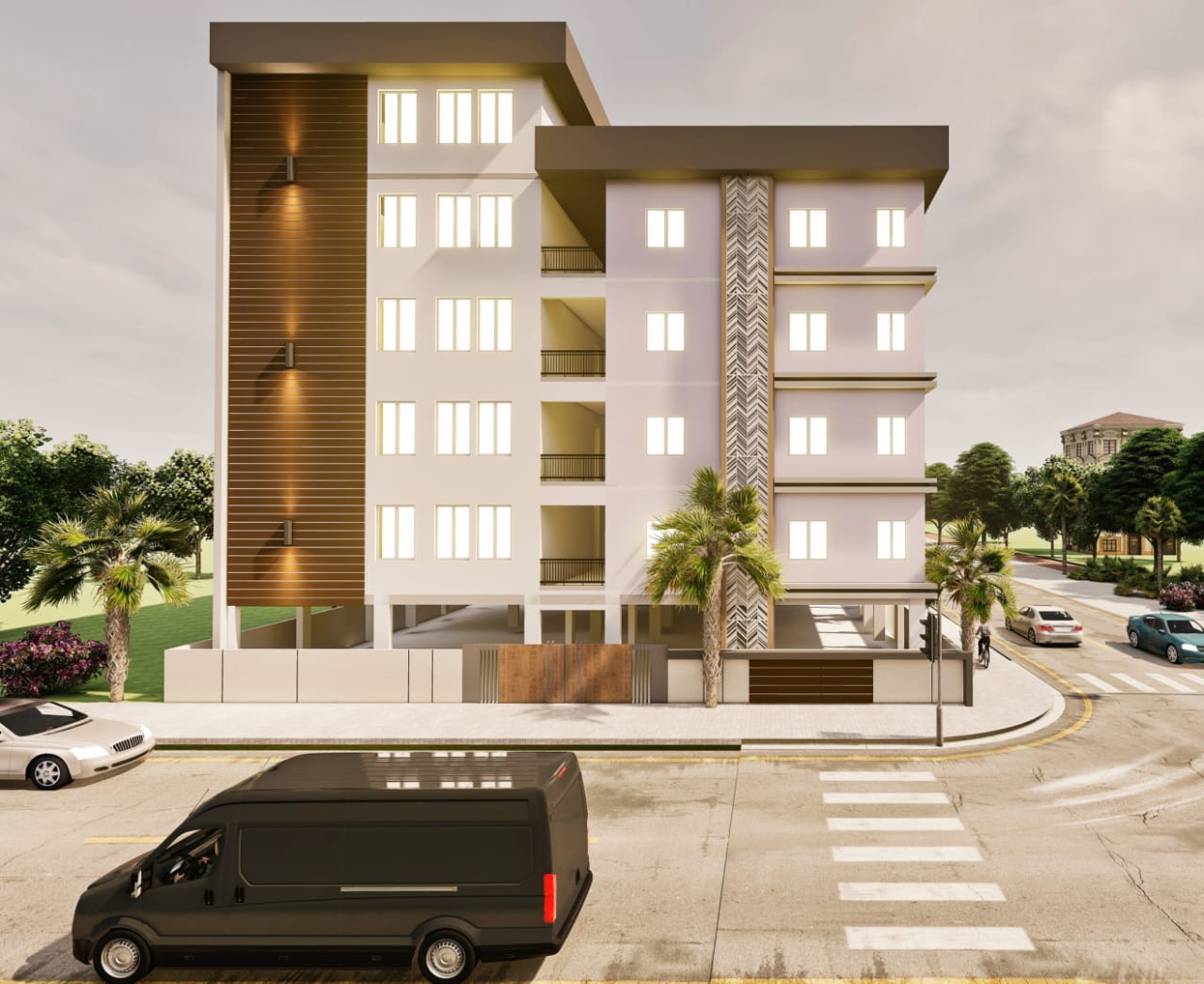 Akhilapriya Properties-Side elevation